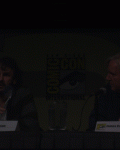 náhled obrázku James Cameron a Peter Jackson (foceno pokoutně v sále H)