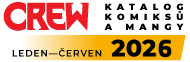 CREW katalog komiksů a mangy leden až červen 2026