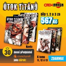 Speciální ochutnávkový balíček: ÚTOK TITÁNŮ + Dárek: 30denní předplatné Crunchyroll!