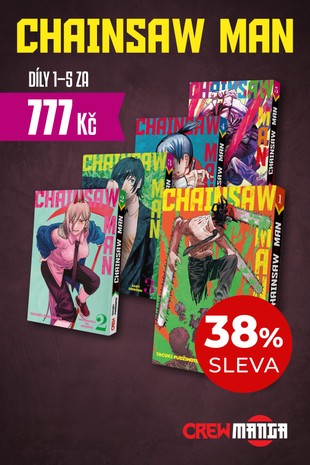 Speciální balíček: Prvních pět dílů manga série Chainsaw Man!