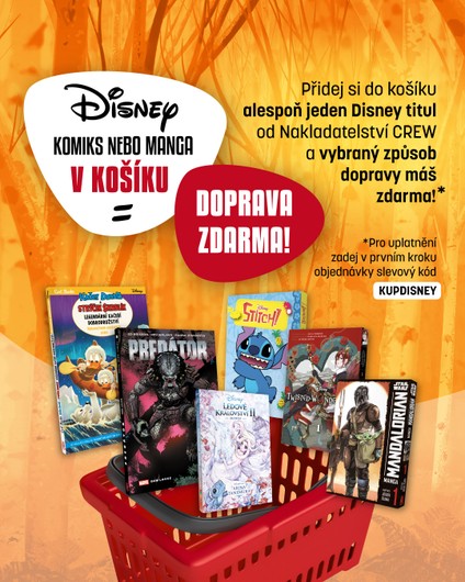 Po celý říjen platí: Disney komiks nebo manga v košíku = DOPRAVA ZDARMA! 🚚✨