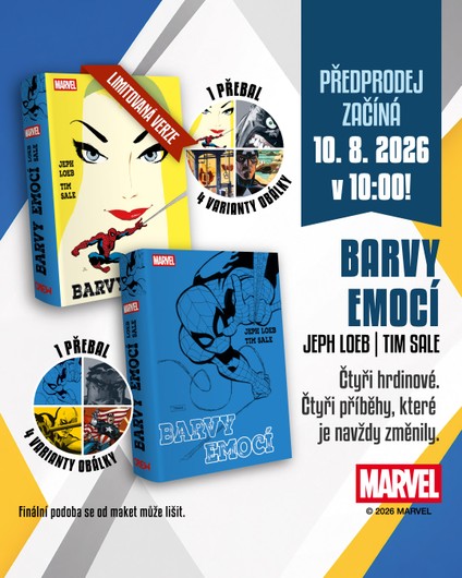 Čtyři příběhy, které utvářely marvelovské hrdiny 🎨 | Kultovka Barvy emocí vyjde v základní i limitované verzi!