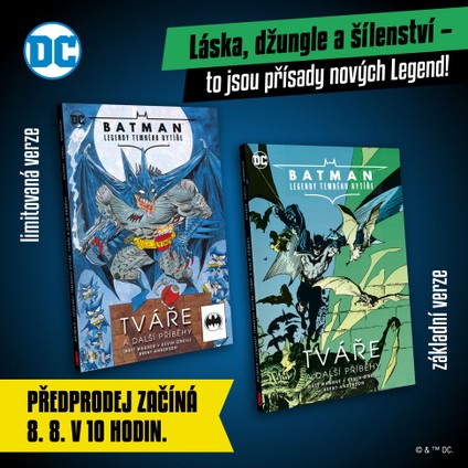 Komiks Batman - Legendy Temného rytíře: Tváře a další příběhy vyjde i v limitované verzi!