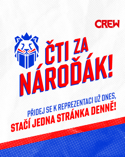 Přidej se k reprezentačnímu týmu kampaně Čti za nároďák!