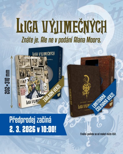Kultovní dílo Alana Moora 🧭 | Liga výjimečných vyjde v základní a limitované číslované verzi!