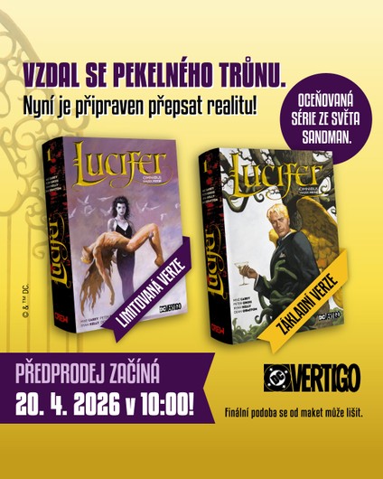 Ďábel vchází do dveří 🗝️ | Lucifer omnibus, svazek první vyjde v základní a limitované verzi!