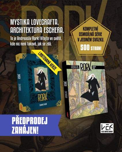 Vítejte na druhé straně reality! 🦉 | Rork (VEK) od Andrease konečně vychází kompletně, česky a v základní i limitované verzi!