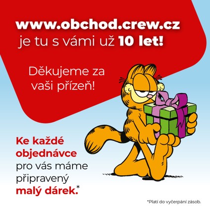 Náš e-shop www.obchod.crew.cz je tu s vámi už 10 let! 🥂