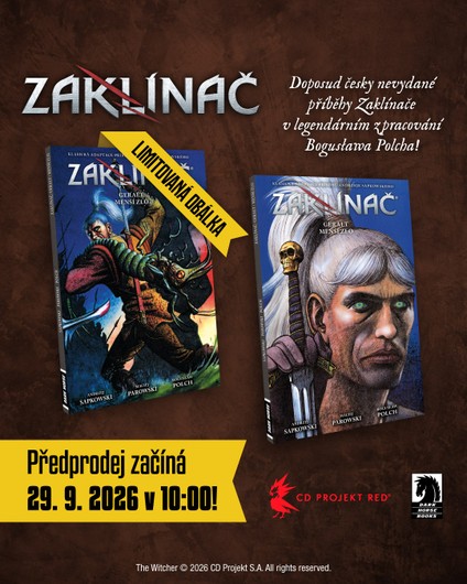 Další Zaklínač od Bogusława Polcha je tady! 🐺 | Zaklínač: Geralt / Menší zlo vyjde i ve verzi s limitovanou obálkou!