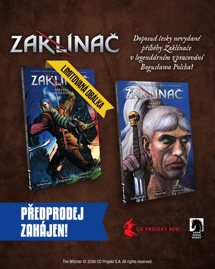 Další Zaklínač od Bogusława Polcha je tady! 🐺 | Zaklínač: Geralt / Menší zlo vyjde i ve verzi s limitovanou obálkou!