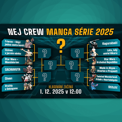 Vyberte nejlepší CREW Manga sérii roku 2025! 📚🎌