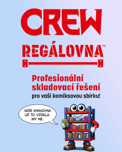 Profesionální skladovací řešení pro vaši komiksovou sbírku CREW Regálovna™ 📦