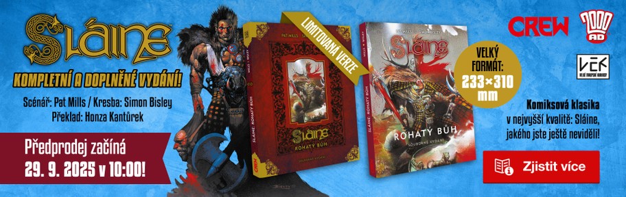 Sláine: Rohatý bůh (Velké evropské komiksy) vyjde i ve verzi s limitovanou obálkou!