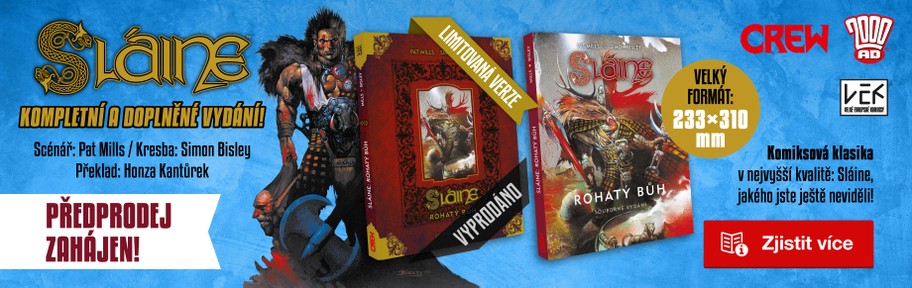 Sláine: Rohatý bůh (Velké evropské komiksy) vyjde i ve verzi s limitovanou obálkou!