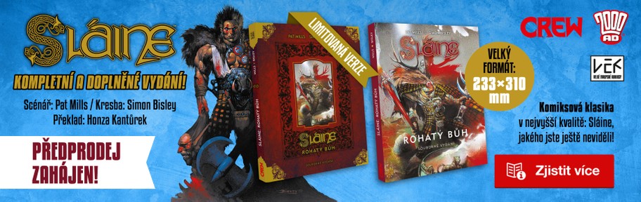 Sláine: Rohatý bůh (Velké evropské komiksy) vyjde i ve verzi s limitovanou obálkou!